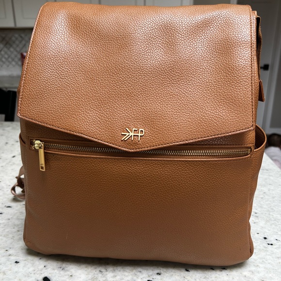 Diaper Bag Leather Backpack